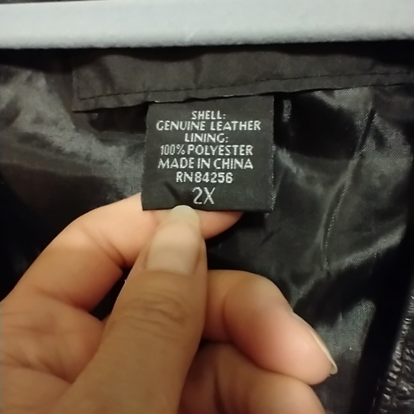 Mens Genuine Leathr Vest Navarre Blk Biker Italian Snap Motorcycle 2X Big & Tall - Picture 4 of 15